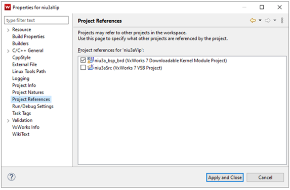 VxWorks7 BSP NIU3A img16