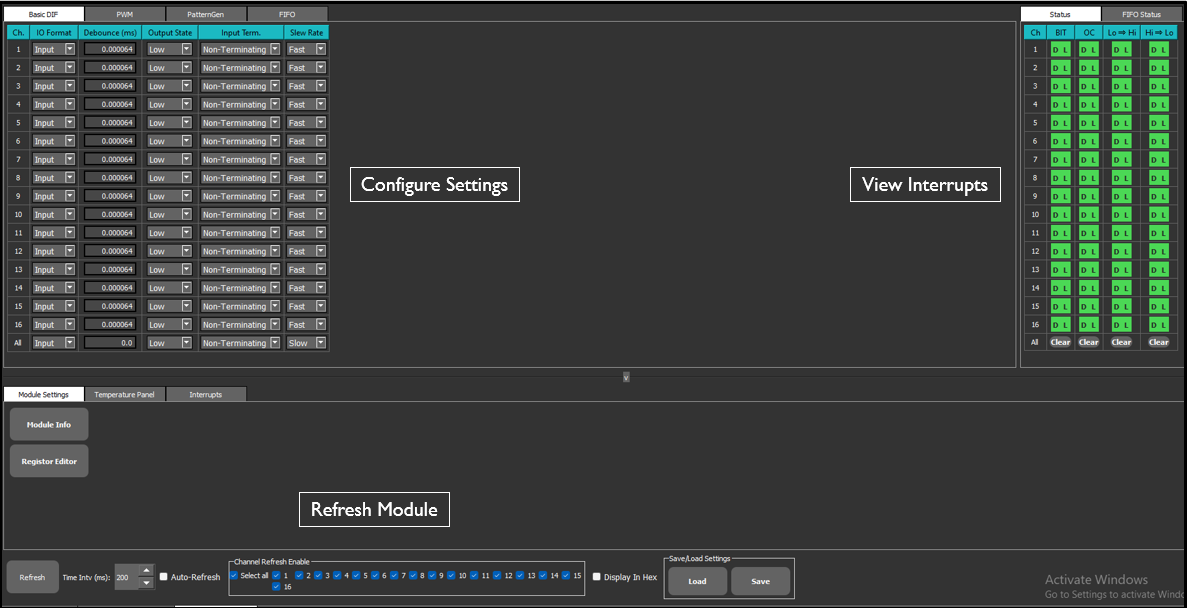 dif esp settings